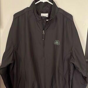 Pioneer Ag Seed Black Windbreaker Pullover Quarter-Zip
